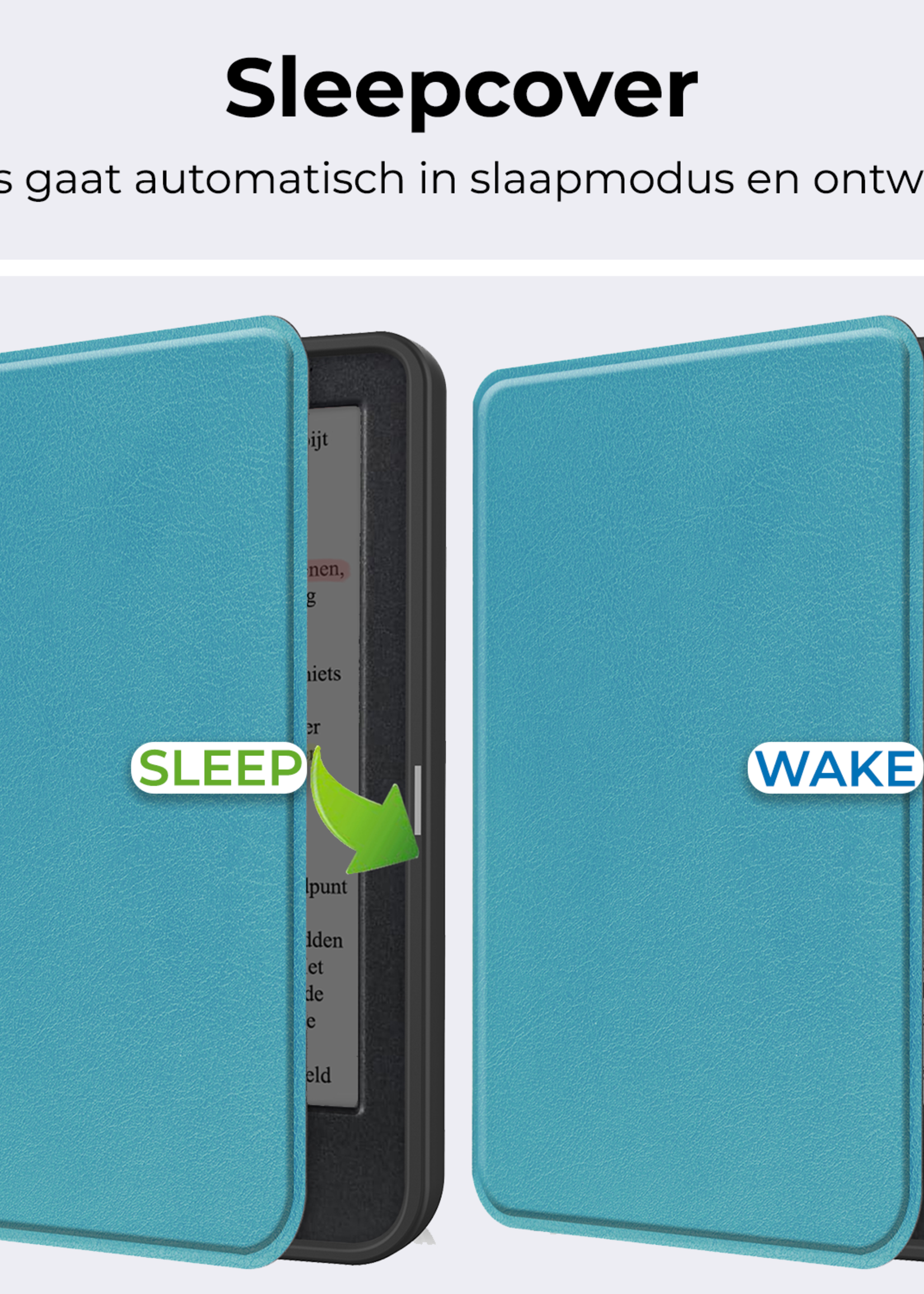 BTH BTH Kobo Clara Colour Hoesje - Turquoise