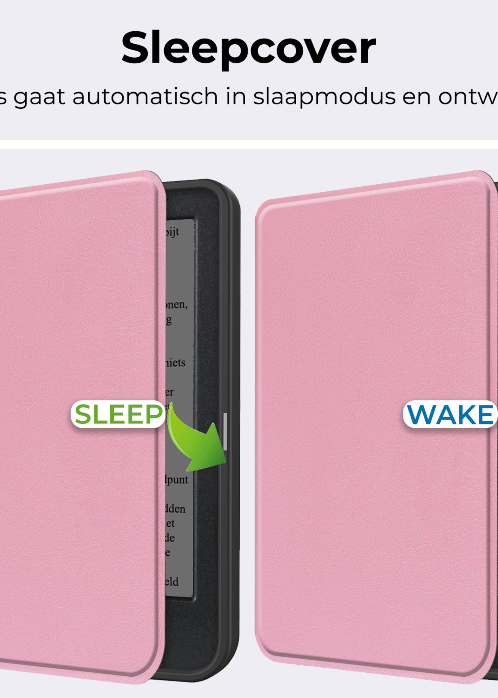 BTH BTH Kobo Clara BW Hoesje - Roze