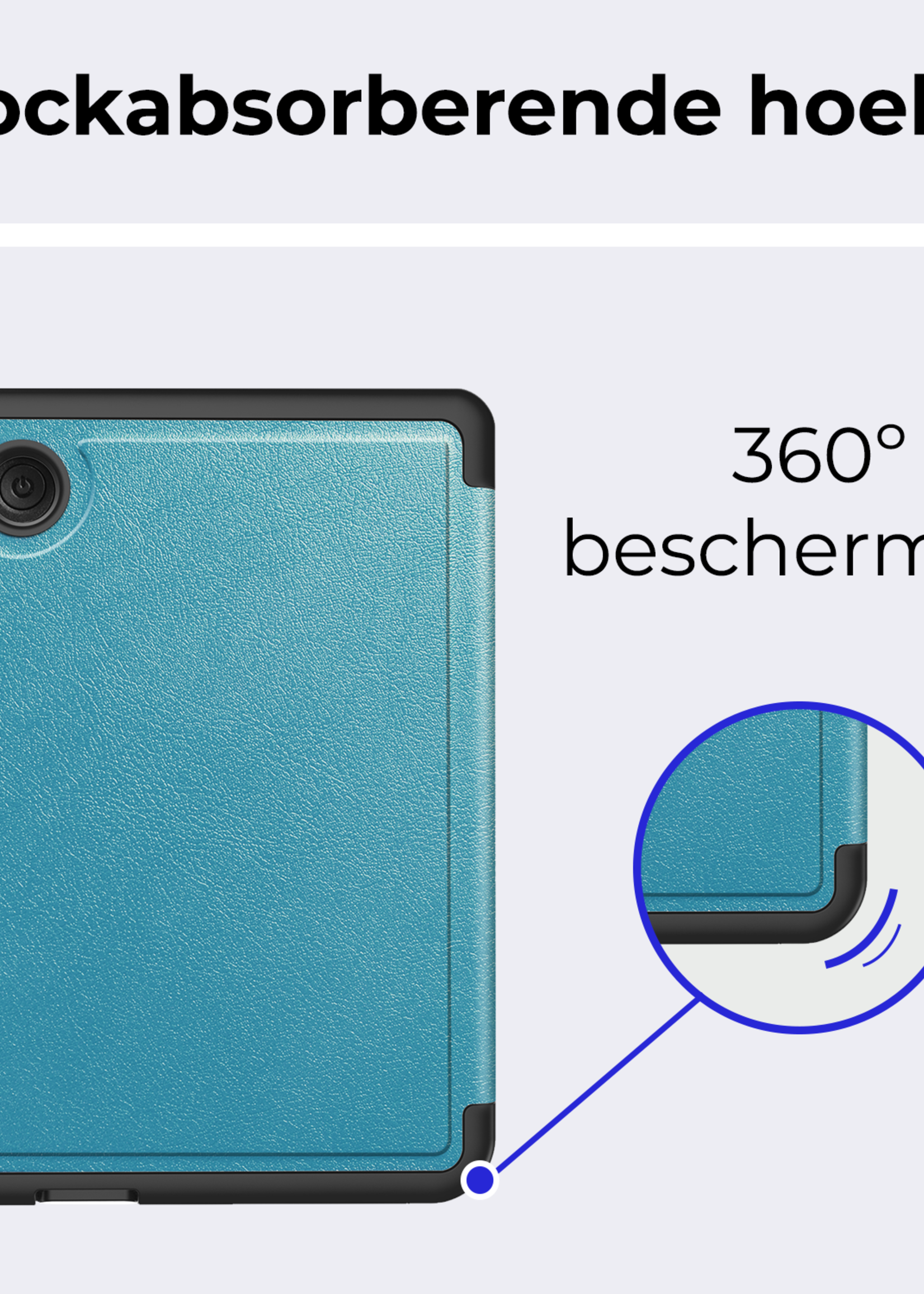 BTH BTH Kobo Clara BW Hoesje Trifold - Turquoise