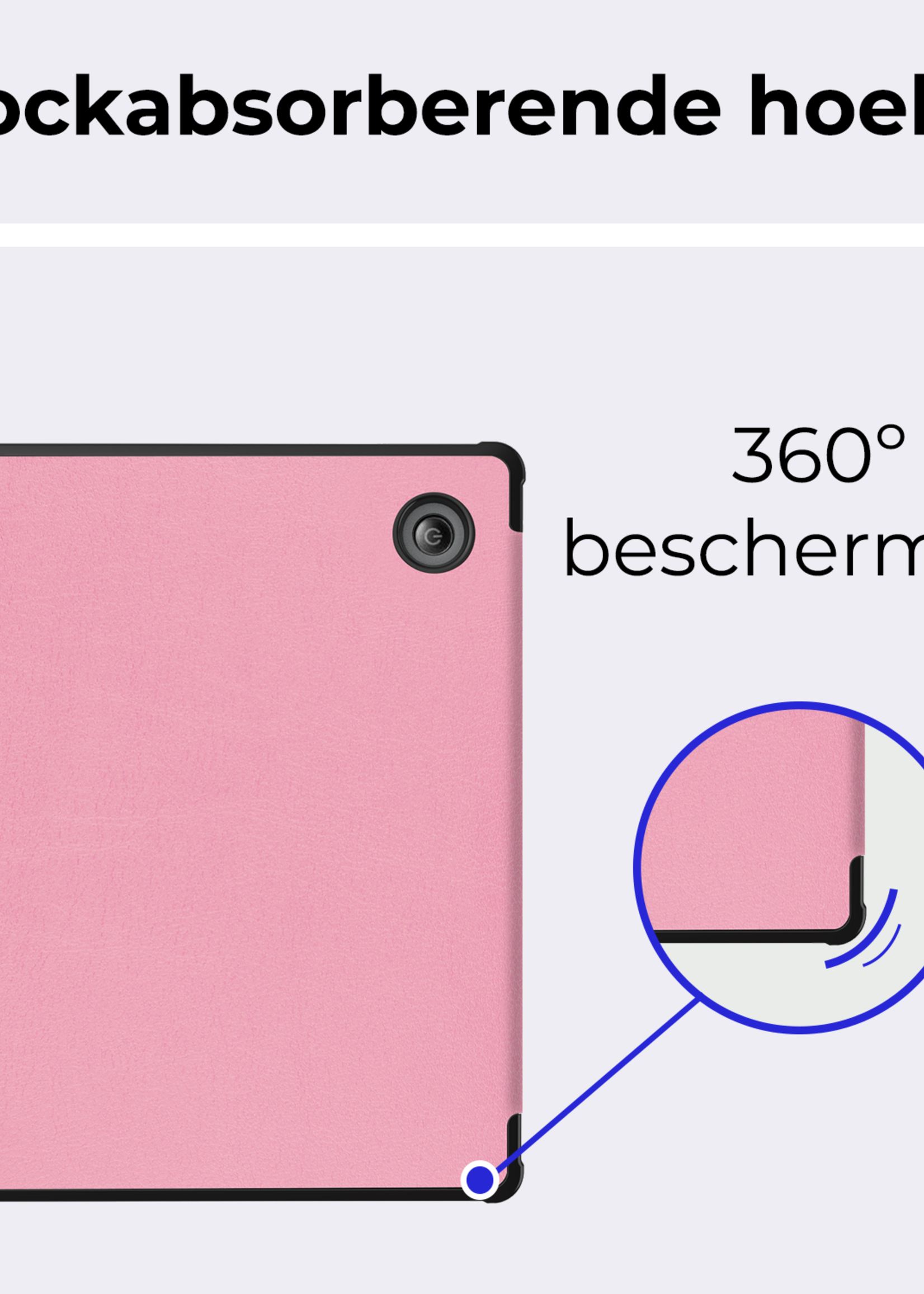 BTH BTH Kobo Libra Colour Hoesje - Roze