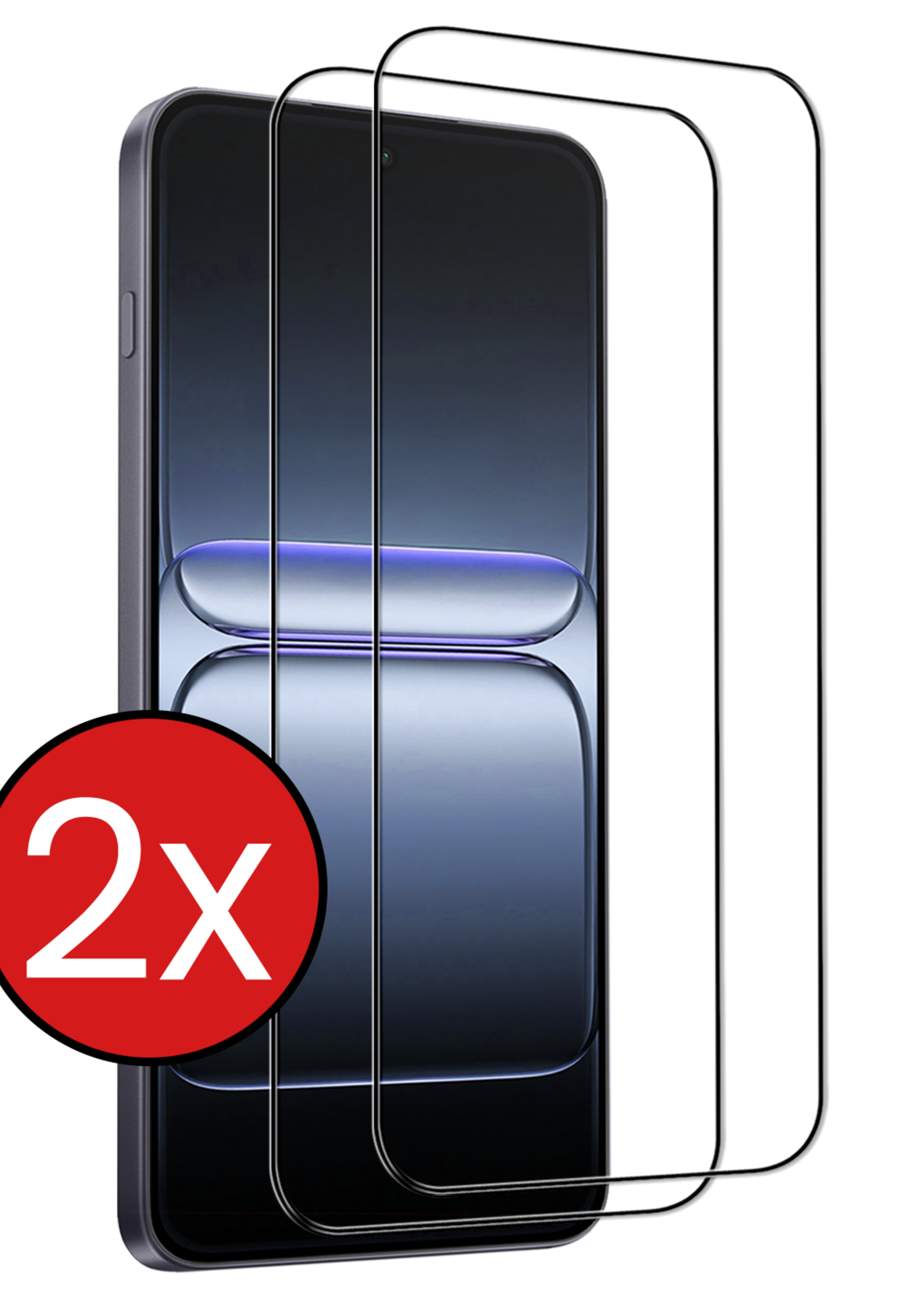 BTH BTH OnePlus Nord 5 Screenprotector Glas  Full Cover - 2 PACK