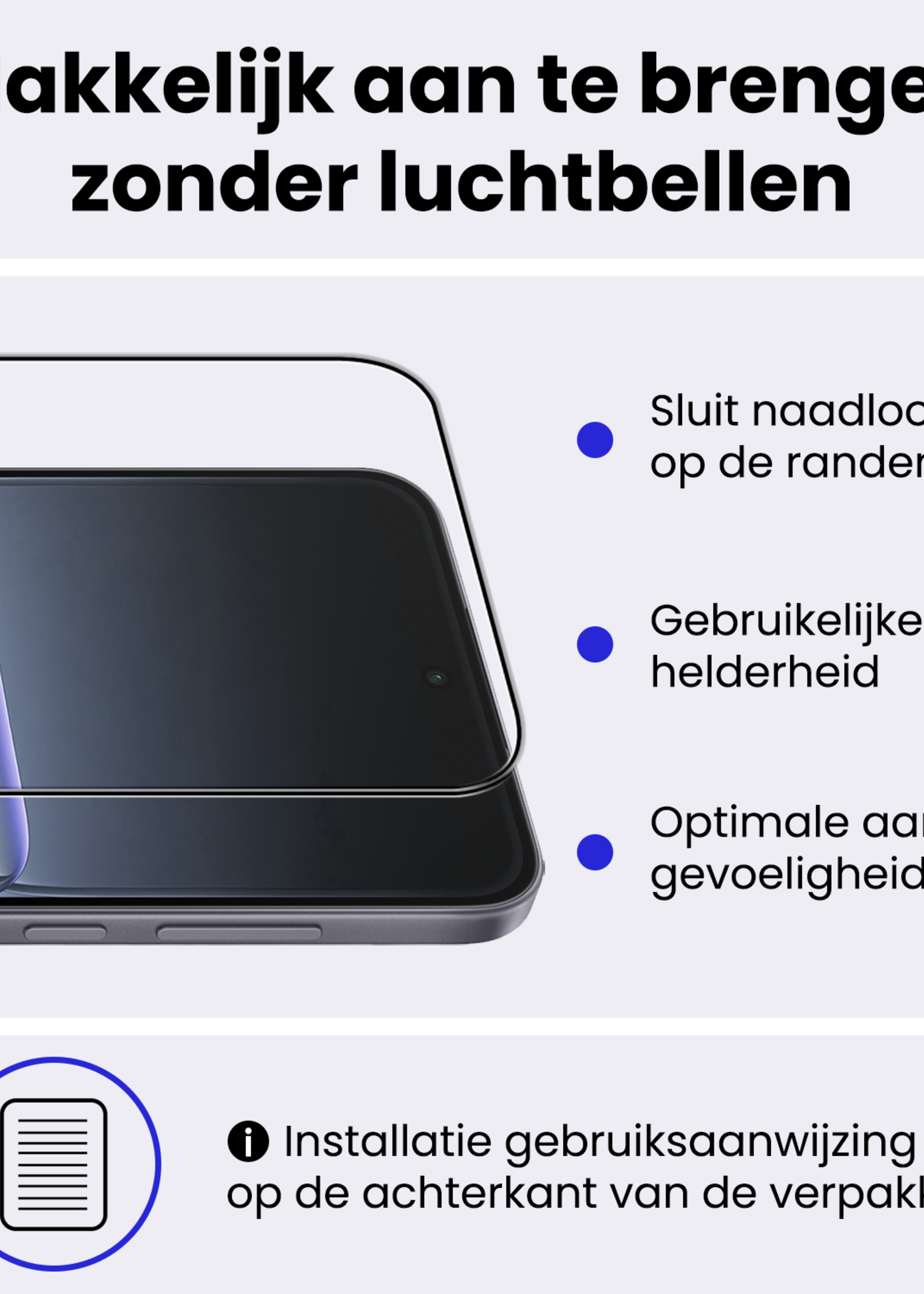 BTH BTH OnePlus Nord 5 Screenprotector Glas  Full Cover - 2 PACK