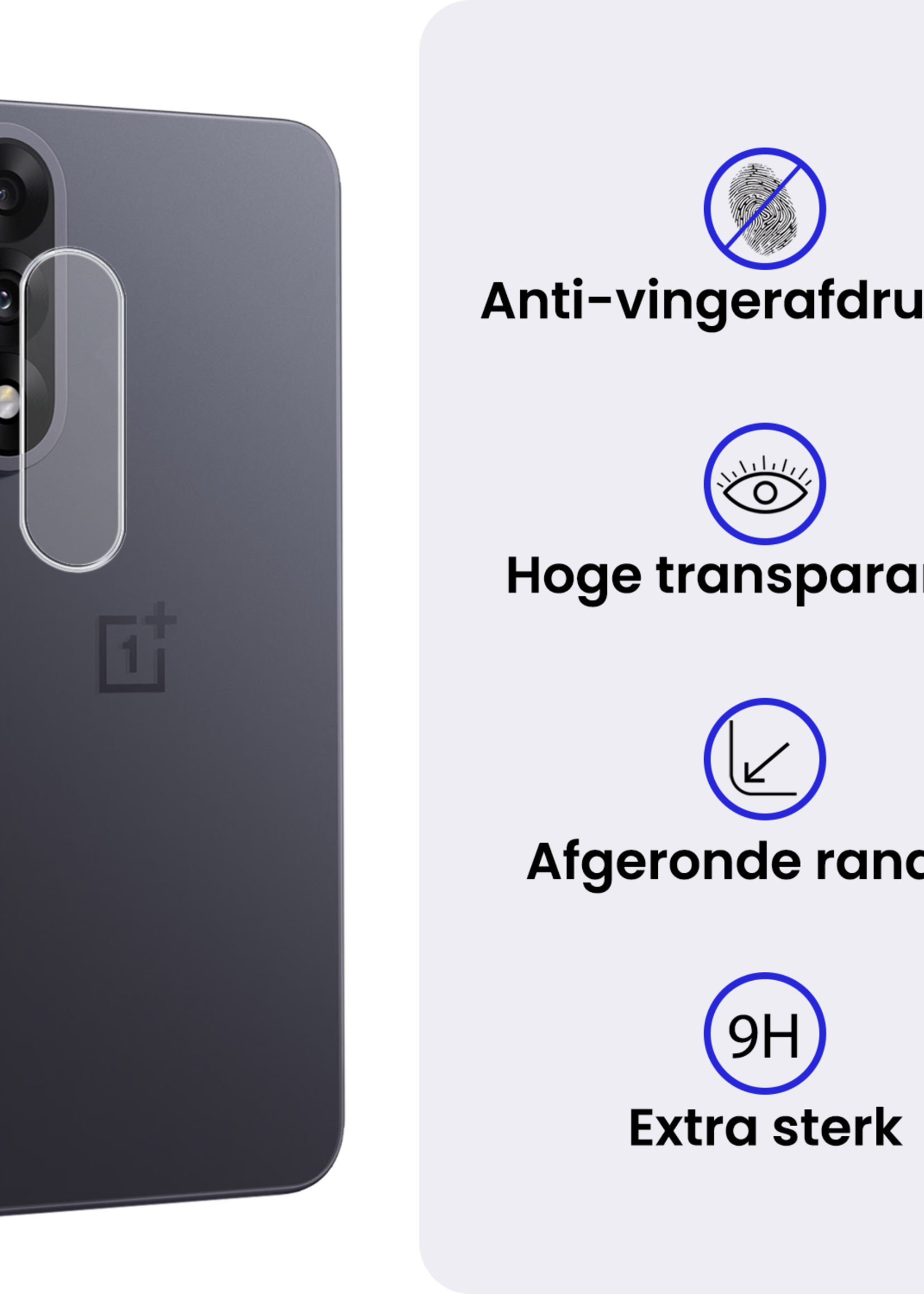 BTH BTH OnePlus Nord 5 Camera Screenprotector - 3 PACK