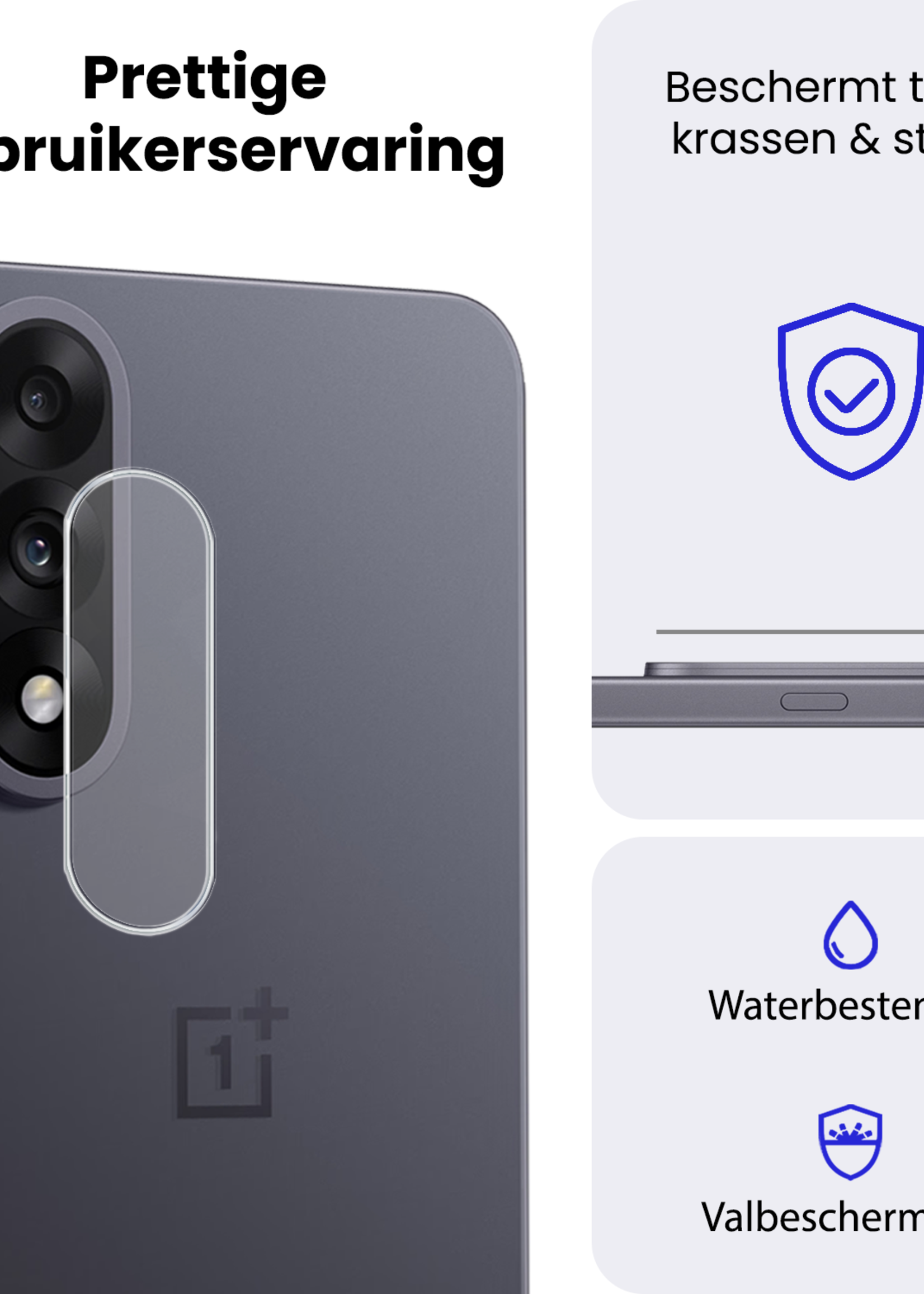 BTH BTH OnePlus Nord 5 Camera Screenprotector - 3 PACK