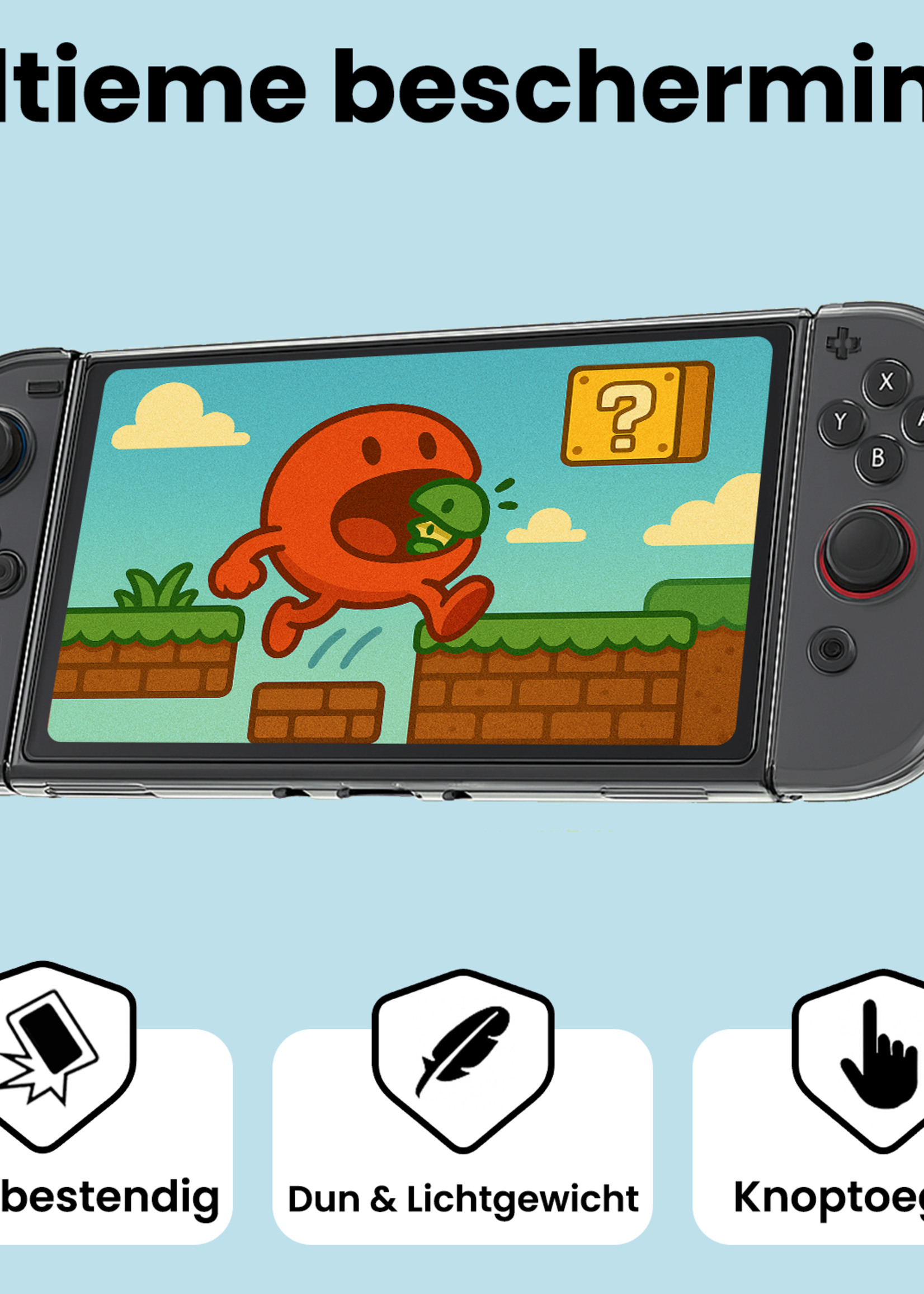 BTH BTH Transparante Hoes voor Nintendo Switch 2