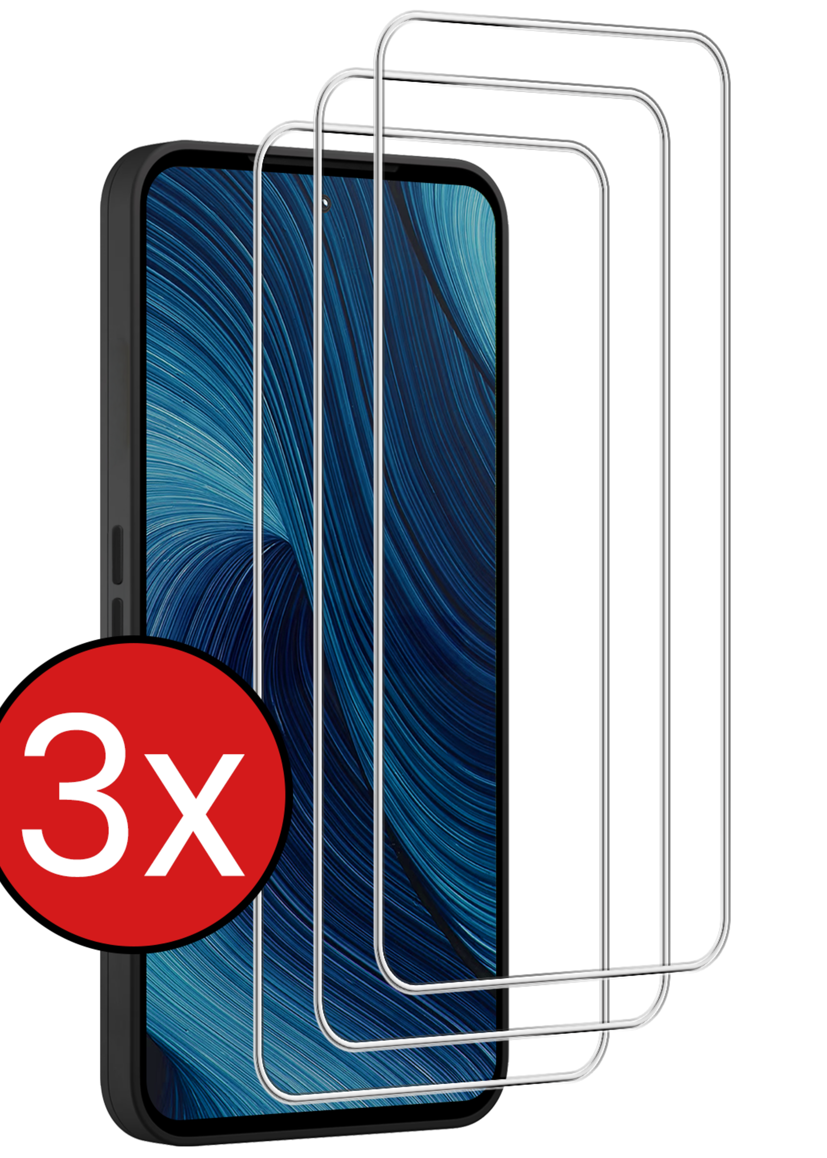 BTH BTH Fairphone 6 Screenprotector Glas - 3 PACK