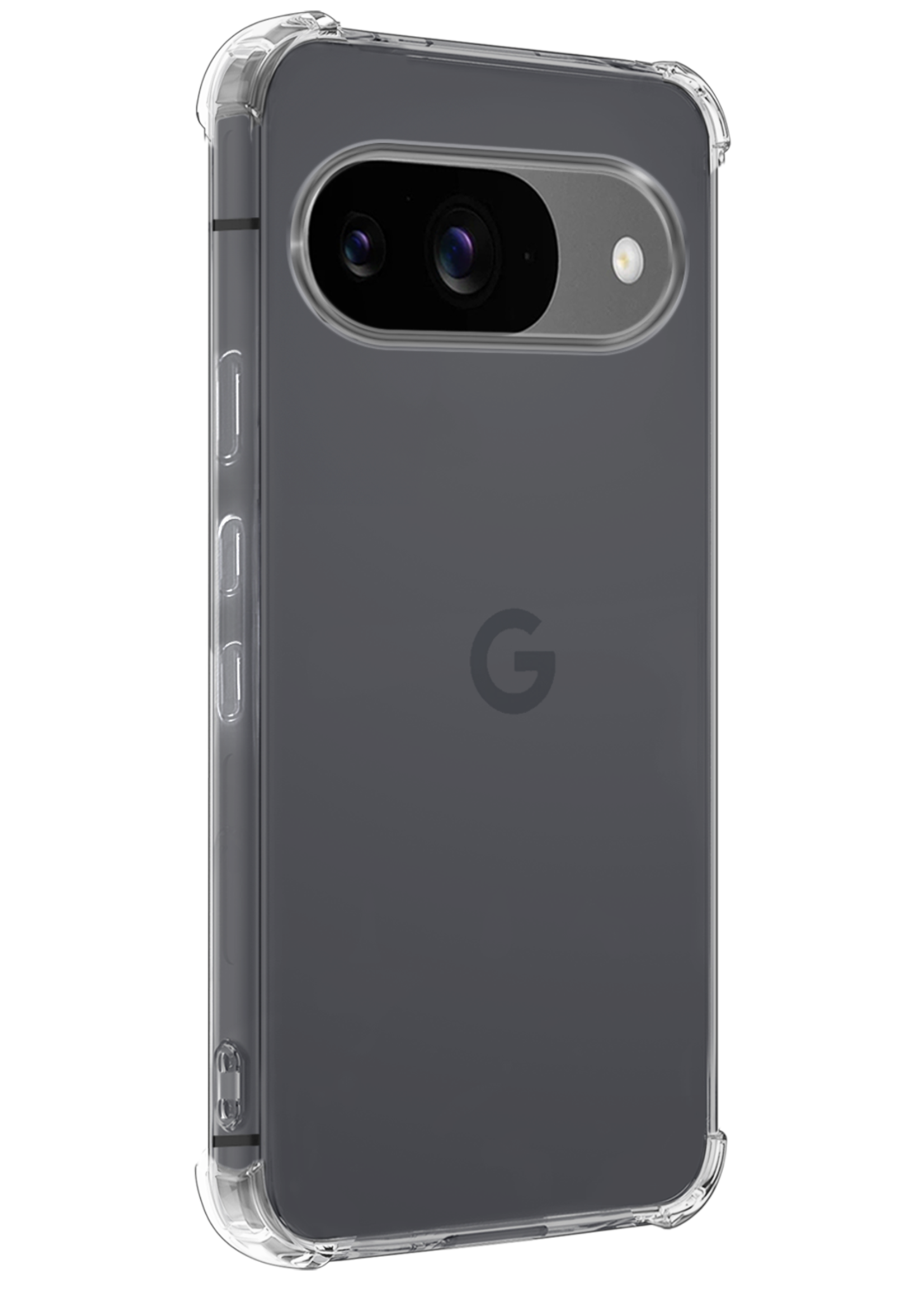 BTH BTH Google Pixel 10 Hoesje Shockproof - Transparant - 2 PACK
