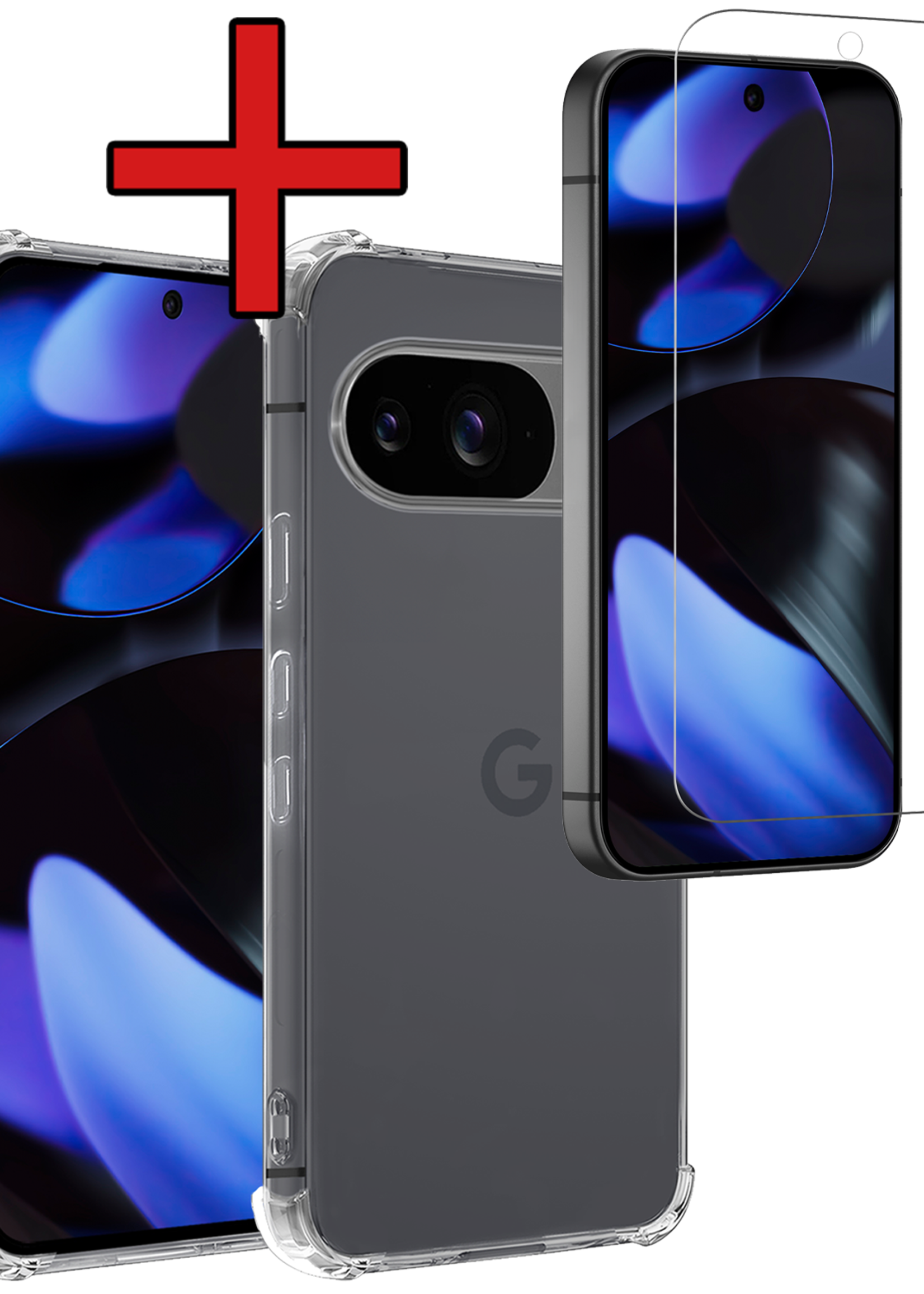 BTH BTH Google Pixel 10 Hoesje Shockproof Met Screenprotector