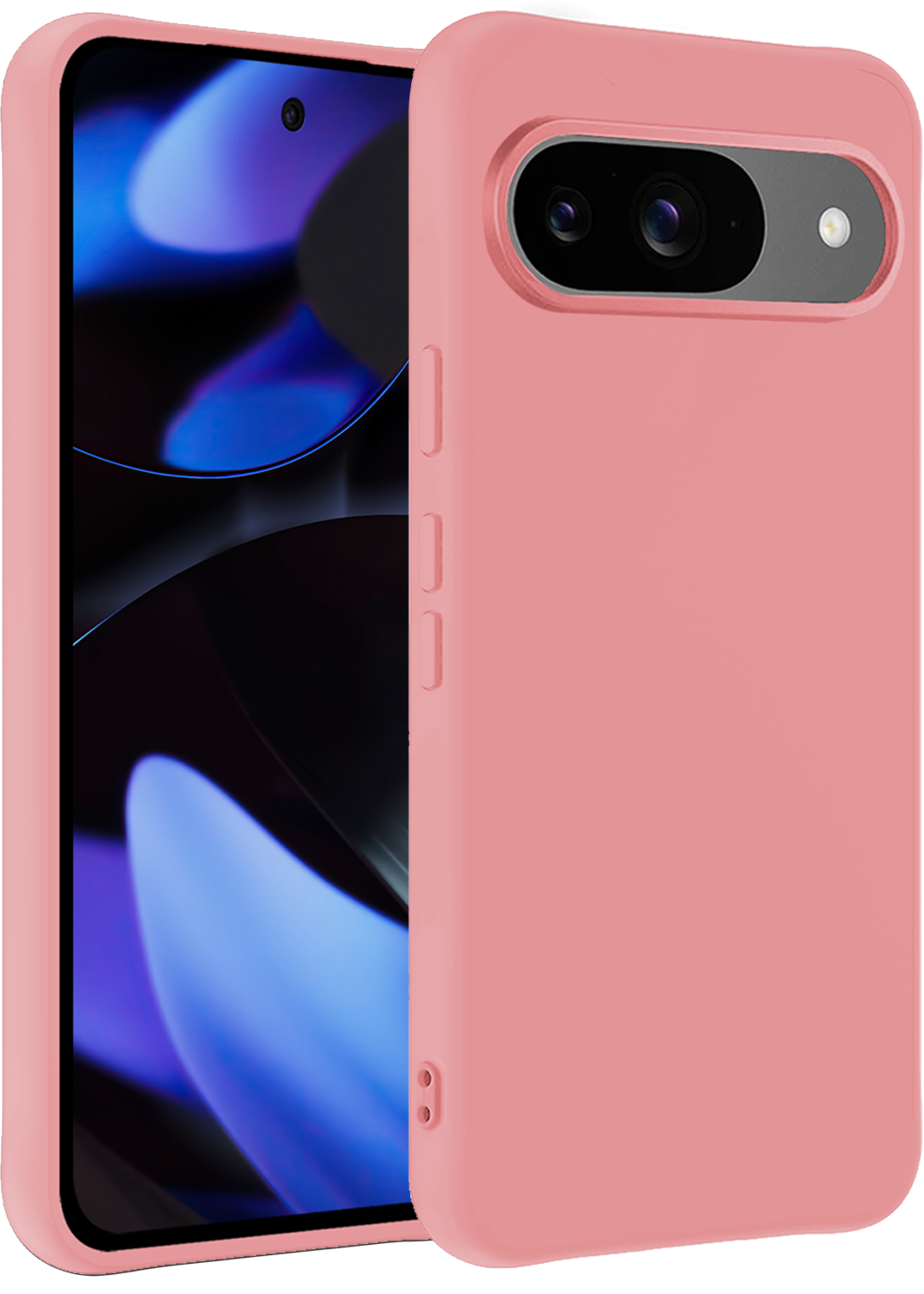 BTH BTH Google Pixel 10 Hoesje Siliconen - Lichtroze