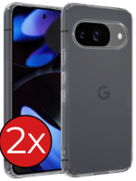 BTH BTH Google Pixel 10 Hoesje Siliconen - Transparant - 2 PACK