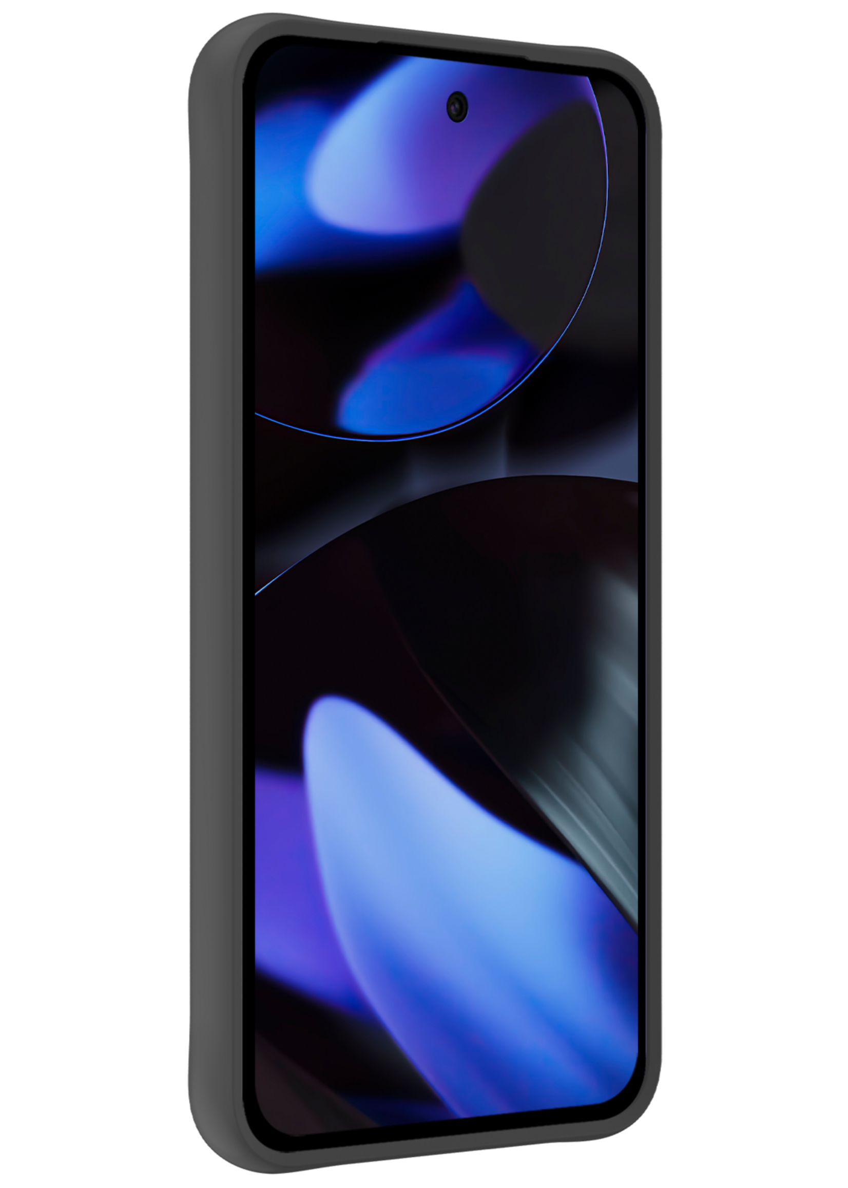 BTH BTH Google Pixel 10 Hoesje Siliconen Met Screenprotector - Zwart