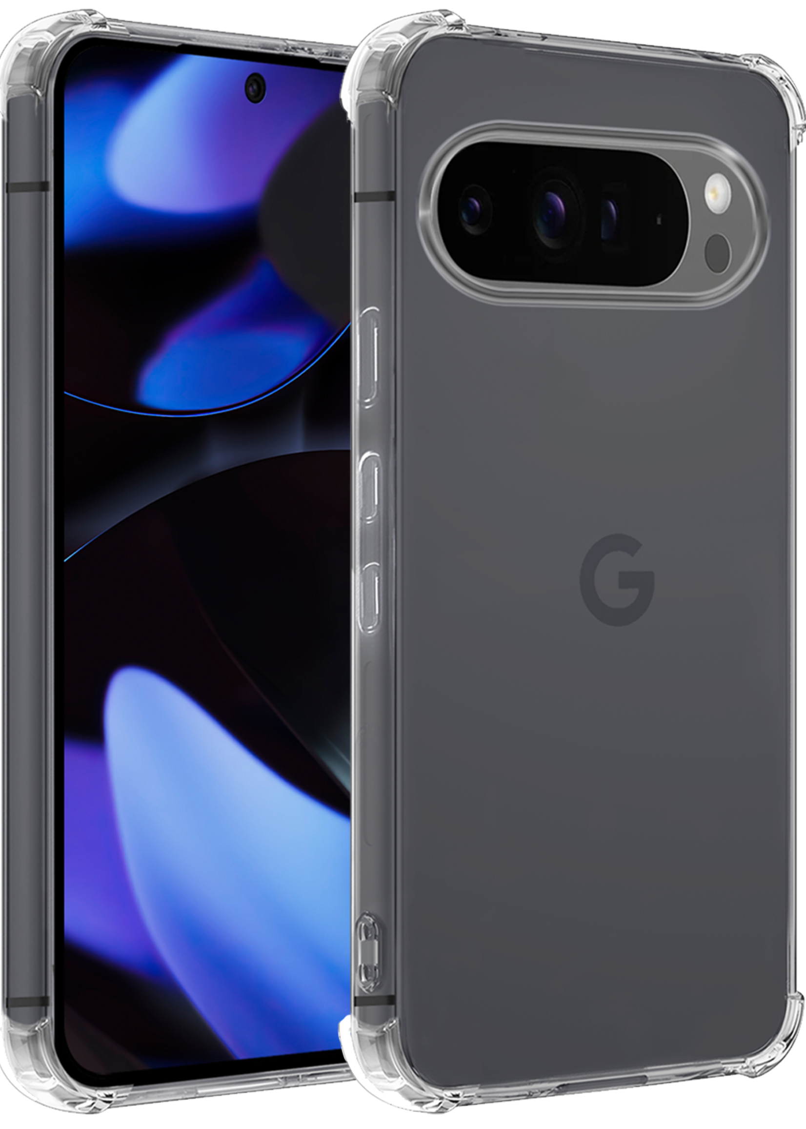 BTH BTH Google Pixel 10 Pro Hoesje Shockproof - Transparant