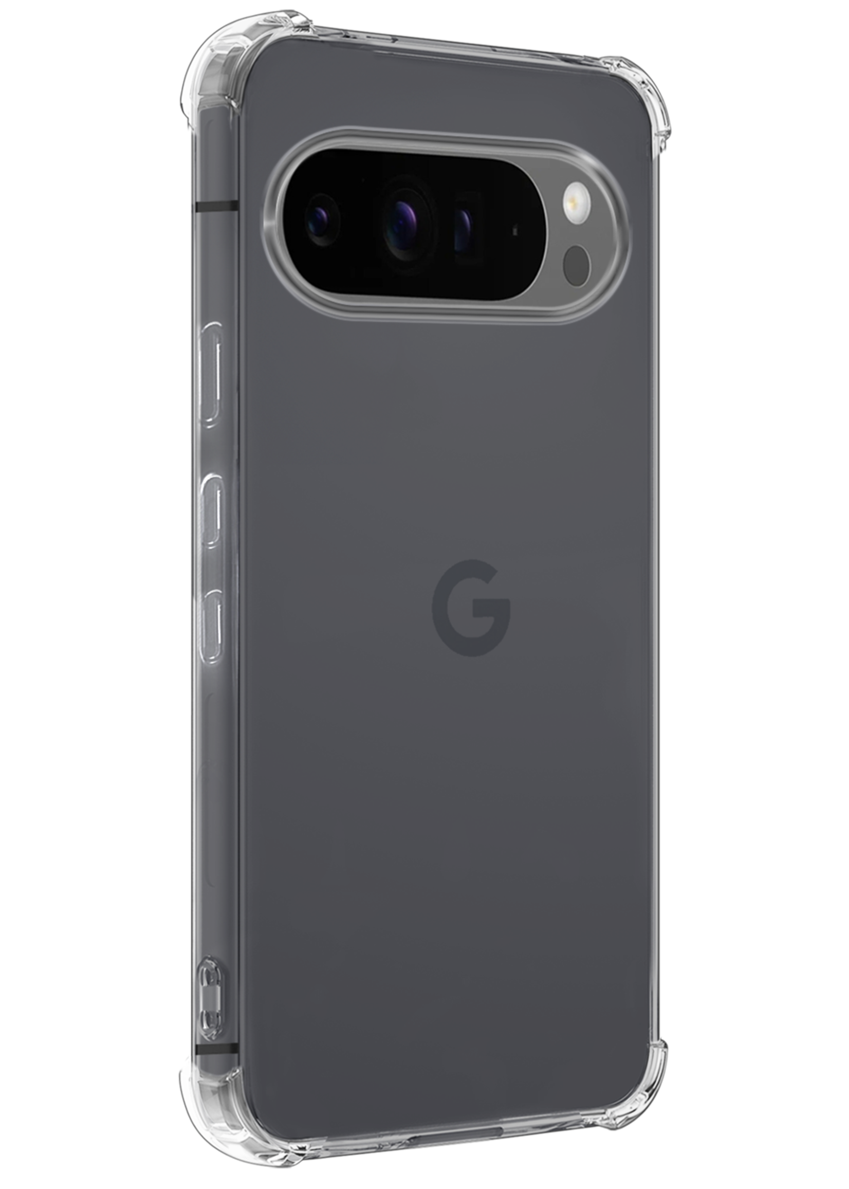 BTH BTH Google Pixel 10 Pro XL Hoesje Shockproof - Transparant - 2 PACK