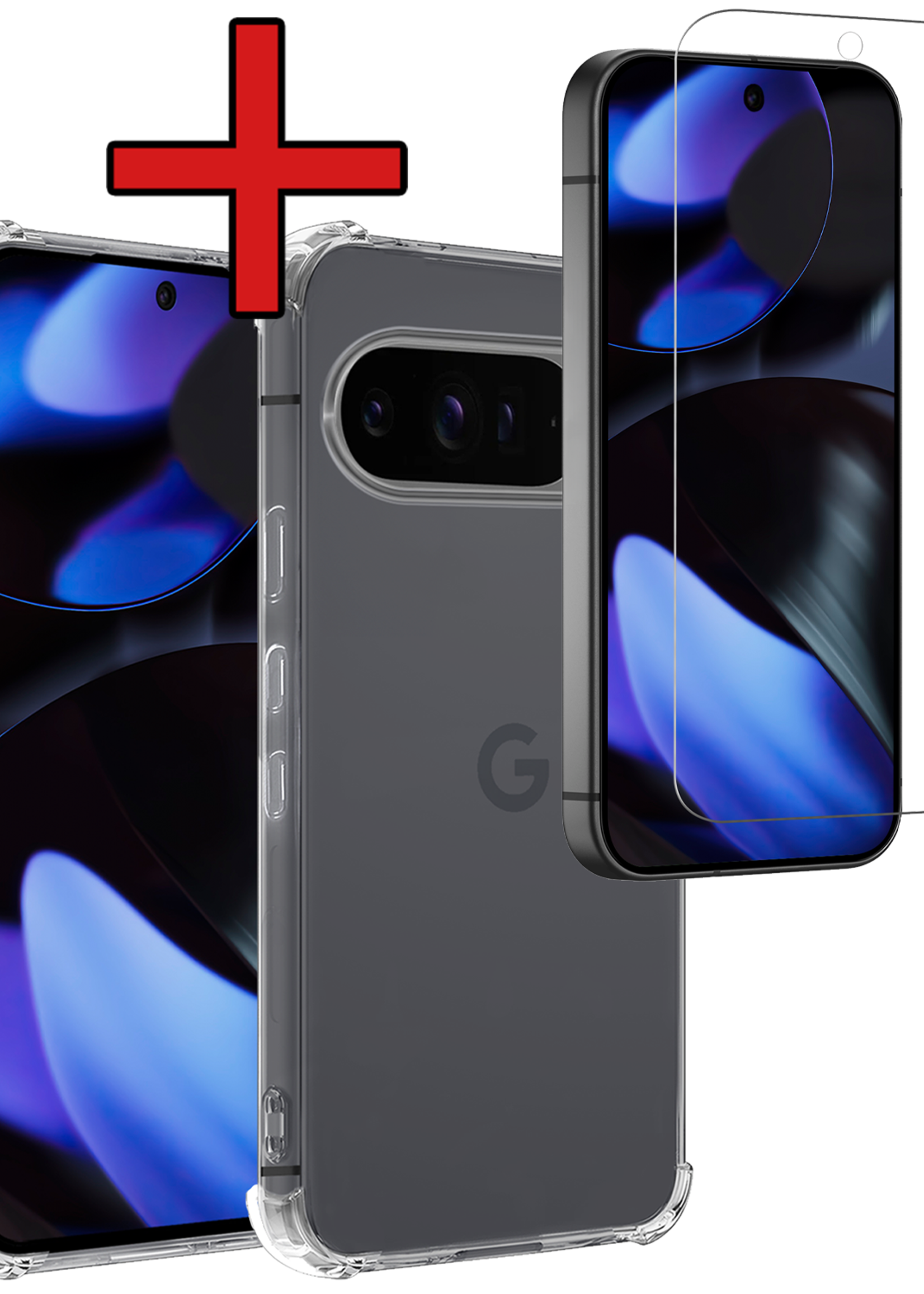 BTH BTH Google Pixel 10 Pro XL Hoesje Shockproof Met Screenprotector