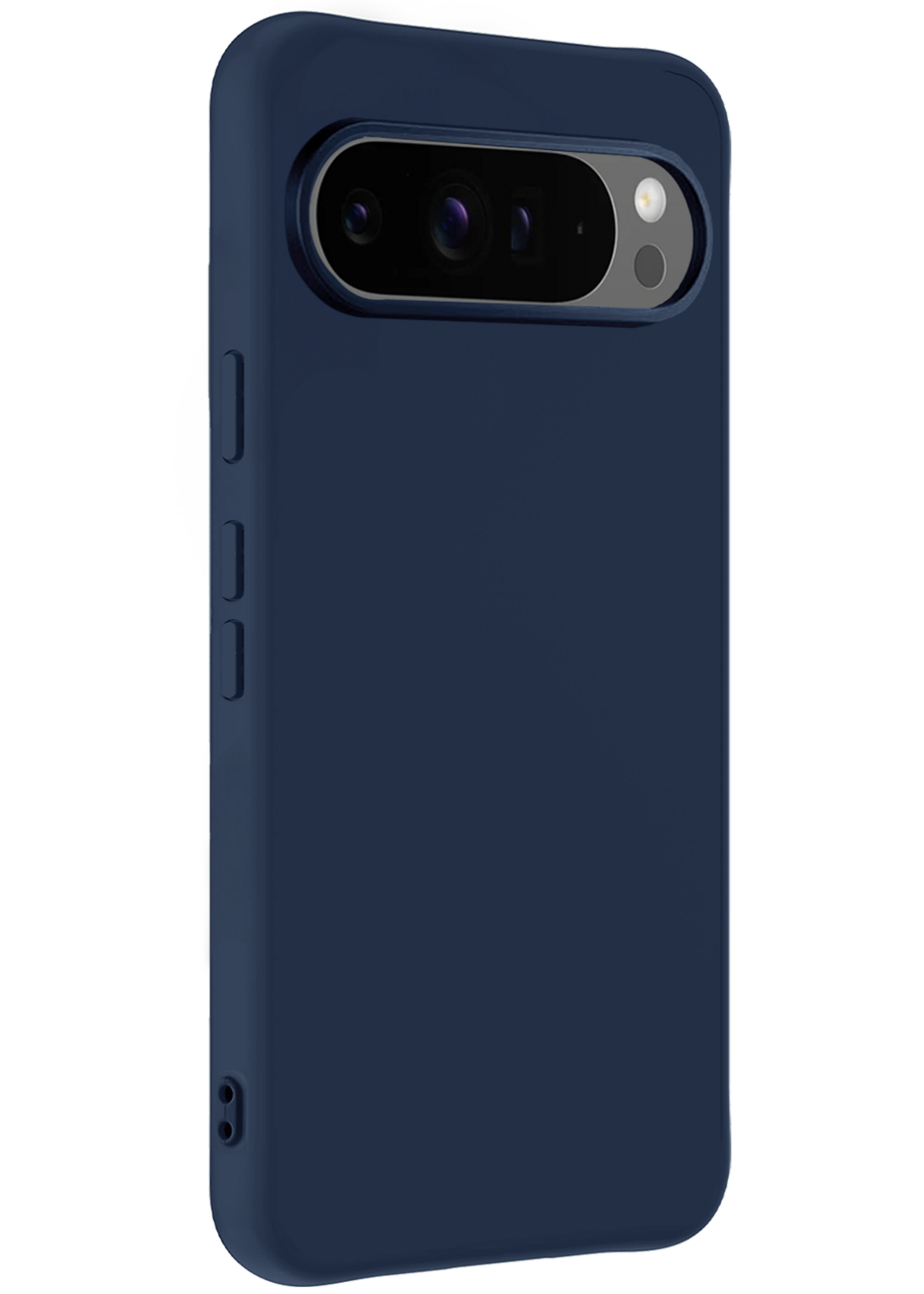 BTH BTH Google Pixel 10 Pro XL Hoesje Siliconen - Donkerblauw