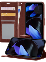 BTH BTH Google Pixel 10 Pro XL Hoesje Bookcase - Bruin