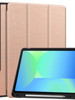 BTH BTH Samsung Galaxy Tab S10 Lite Hoesje Met Uitsparing S Pen - Rose Goud