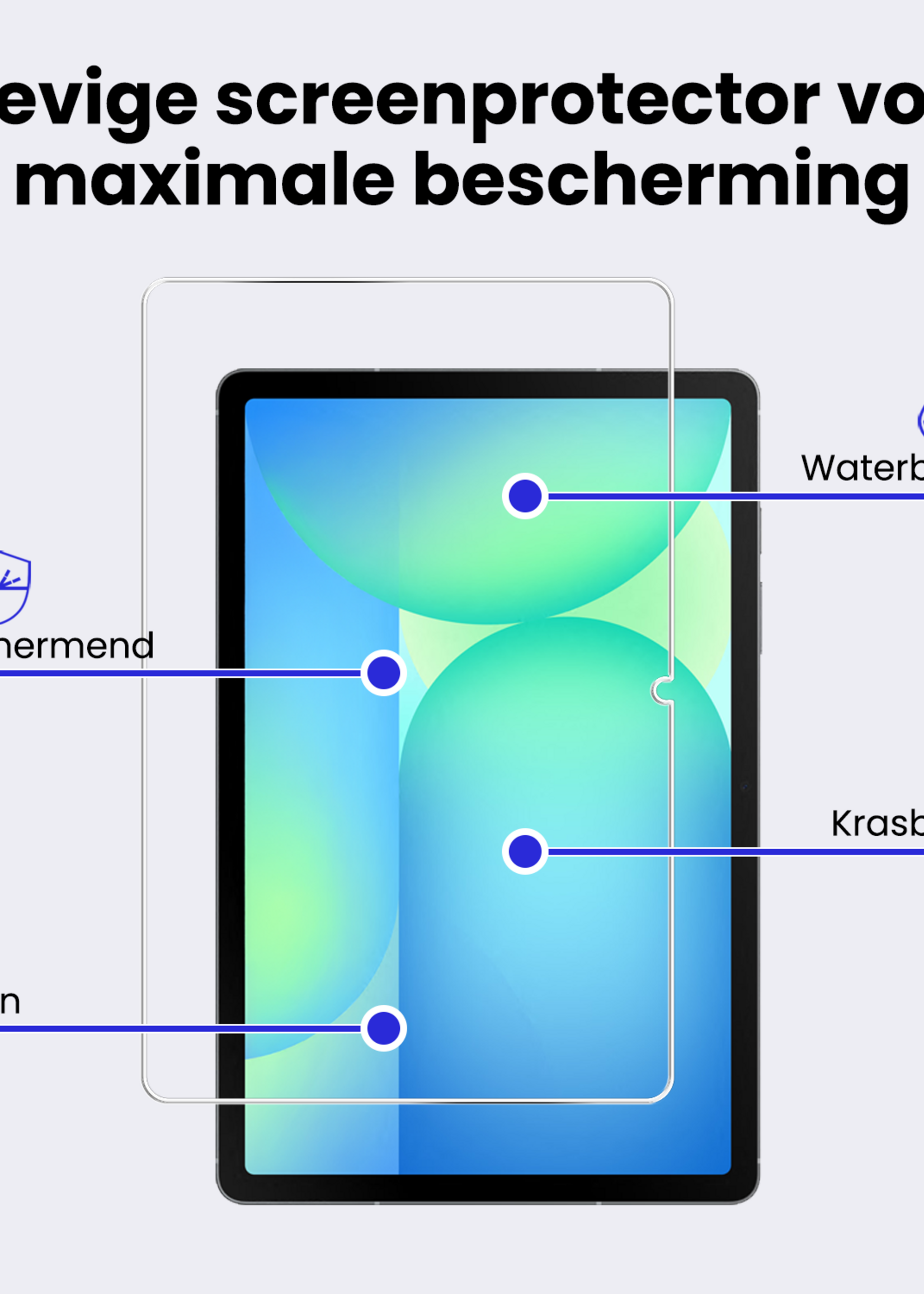 BTH BTH Samsung Galaxy Tab S10 Lite Screenprotector - 3 PACK