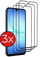 BTH BTH Samsung Galaxy A17 Screenprotector Glas Full Cover - 3 PACK