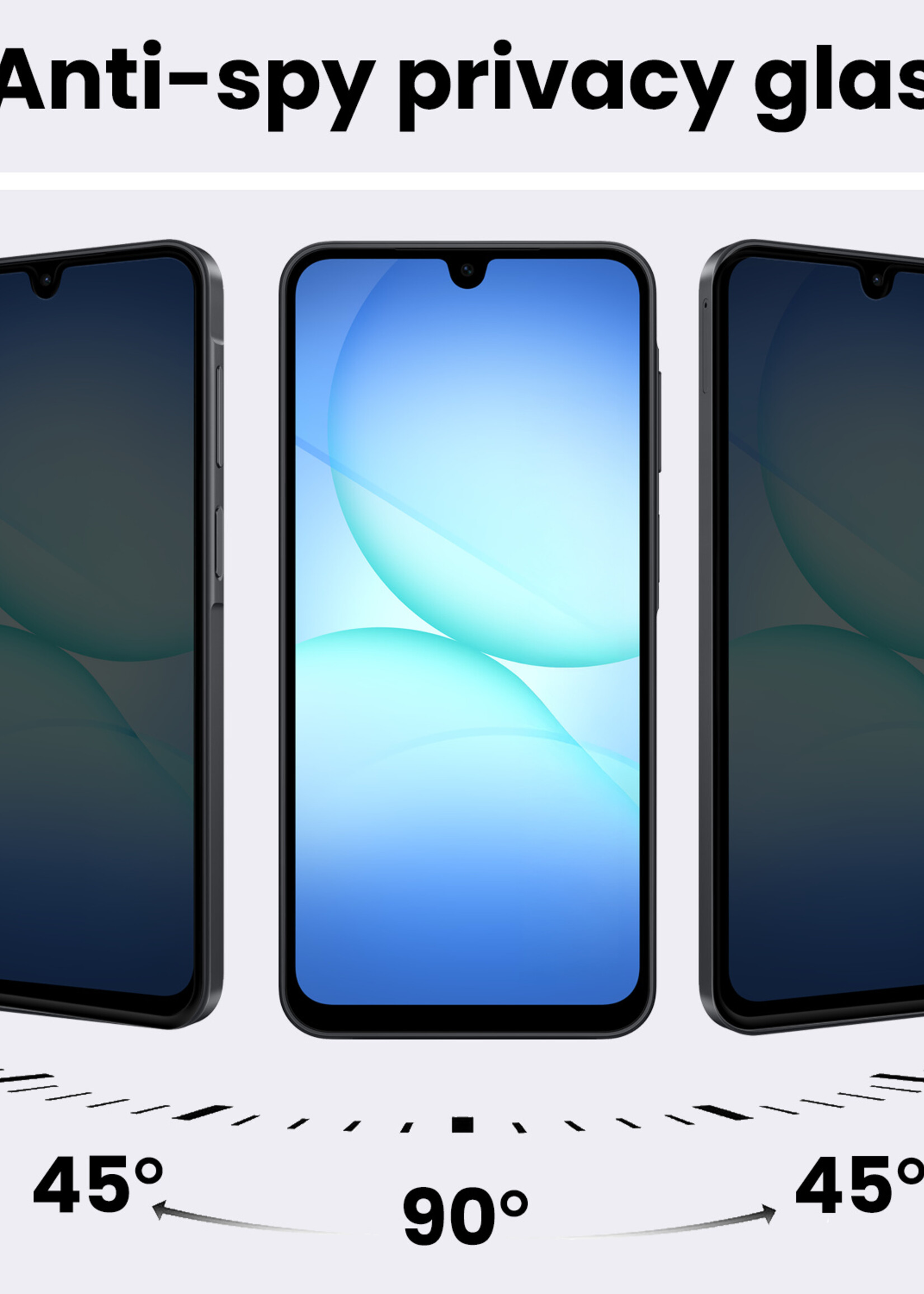 BTH BTH Samsung Galaxy A17 Screenprotector Glas Privacy