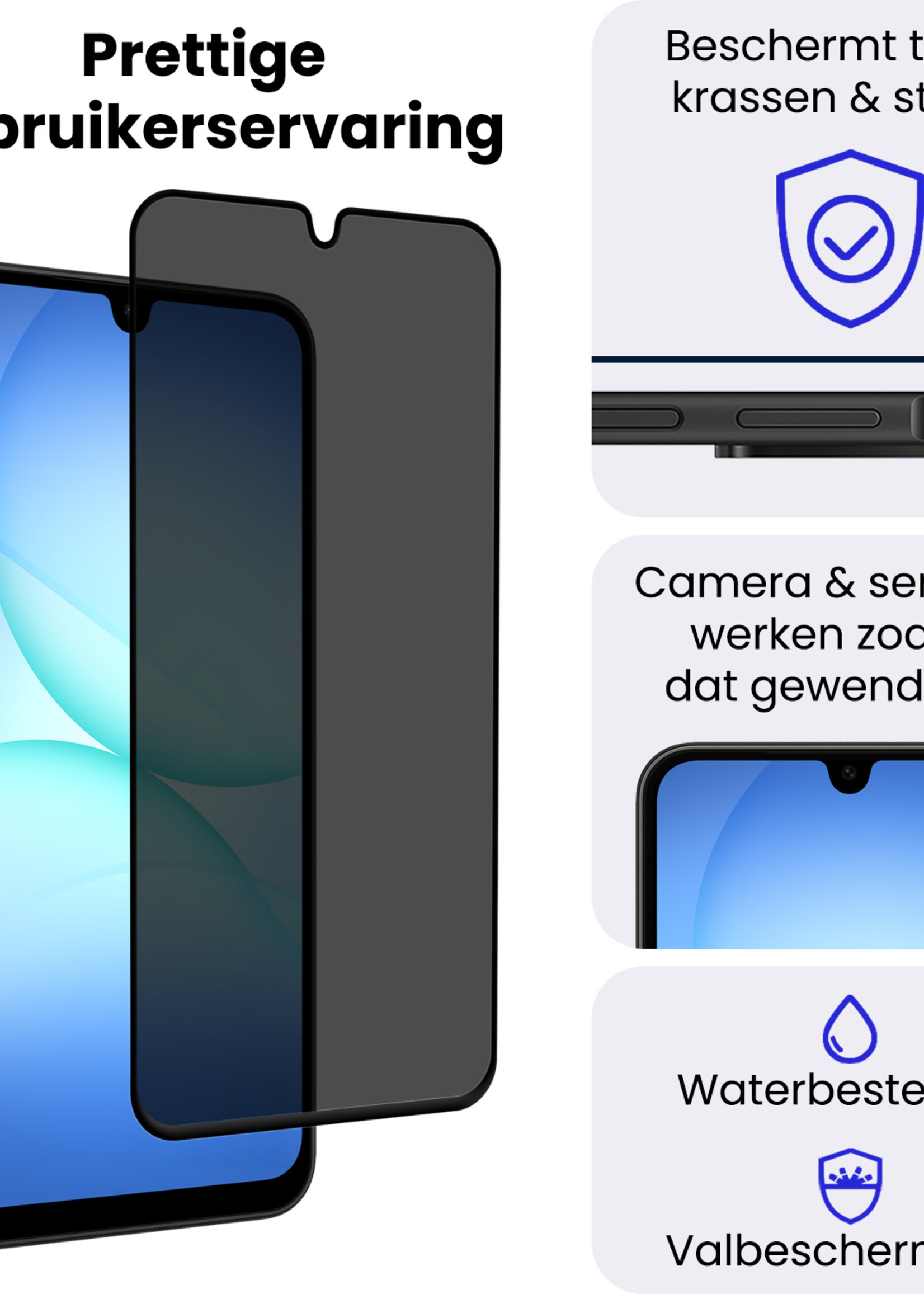 BTH BTH Samsung Galaxy A17 Screenprotector Glas Privacy