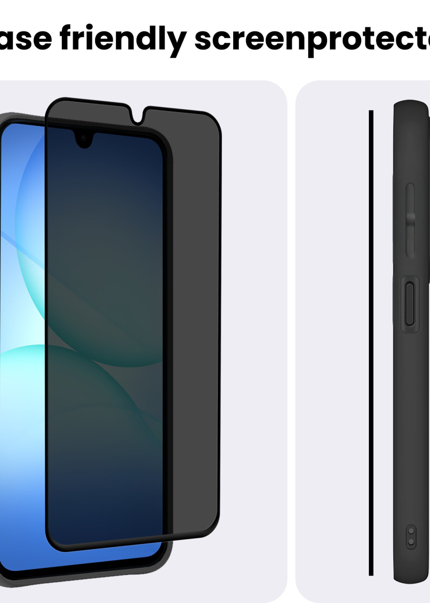 BTH BTH Samsung Galaxy A17 Screenprotector Glas Privacy - 3 PACK