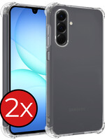 BTH BTH Samsung Galaxy A17 Hoesje Shockproof - Transparant - 2 PACK
