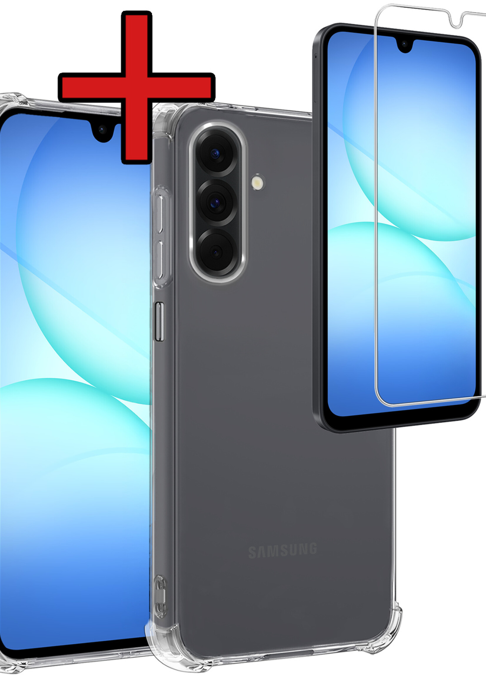 BTH BTH Samsung Galaxy A17 Hoesje Shockproof Met Screenprotector