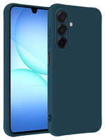 BTH BTH Samsung Galaxy A17 Hoesje Siliconen - Donkerblauw
