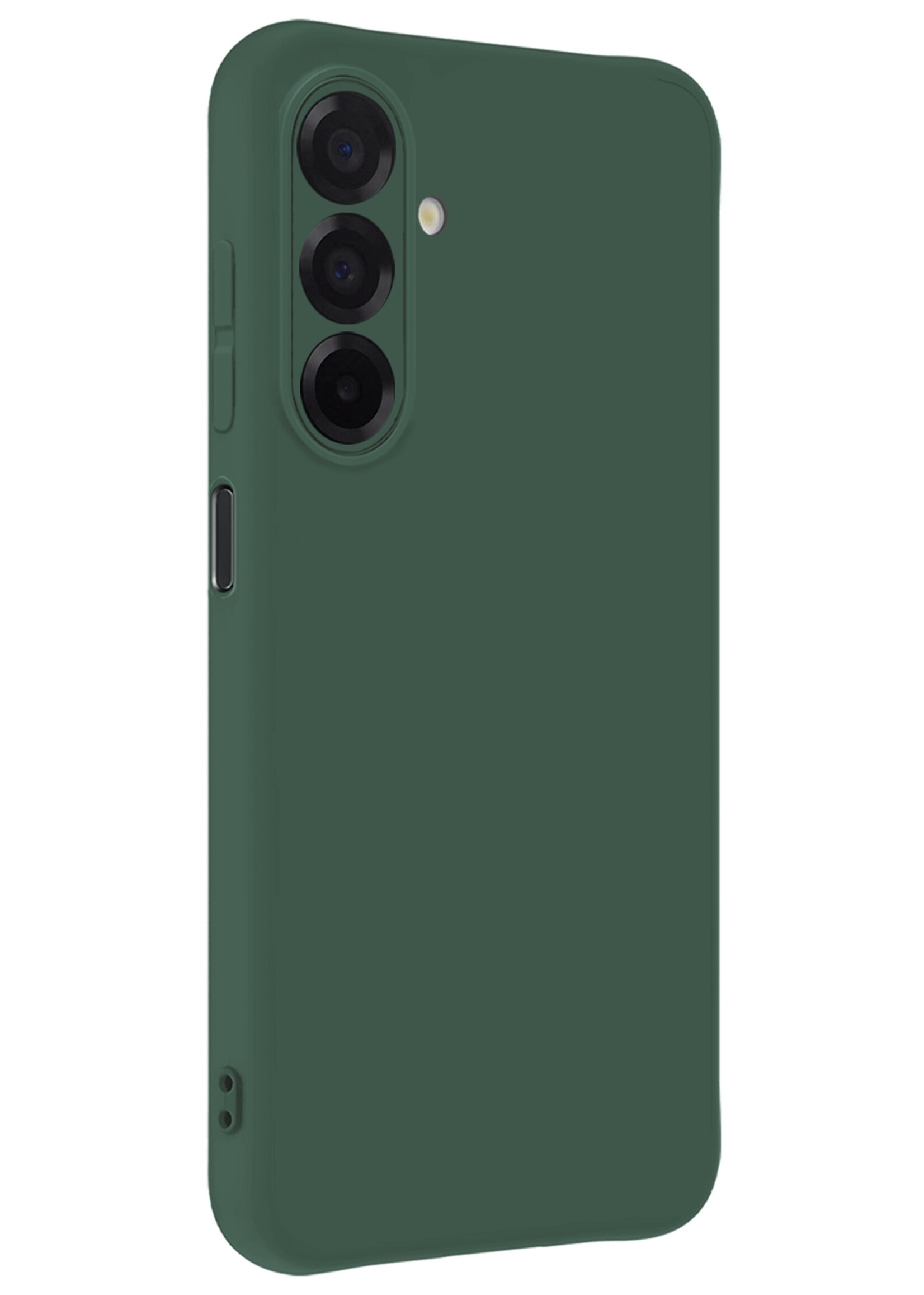 BTH BTH Samsung Galaxy A17 Hoesje Siliconen - Donkergroen