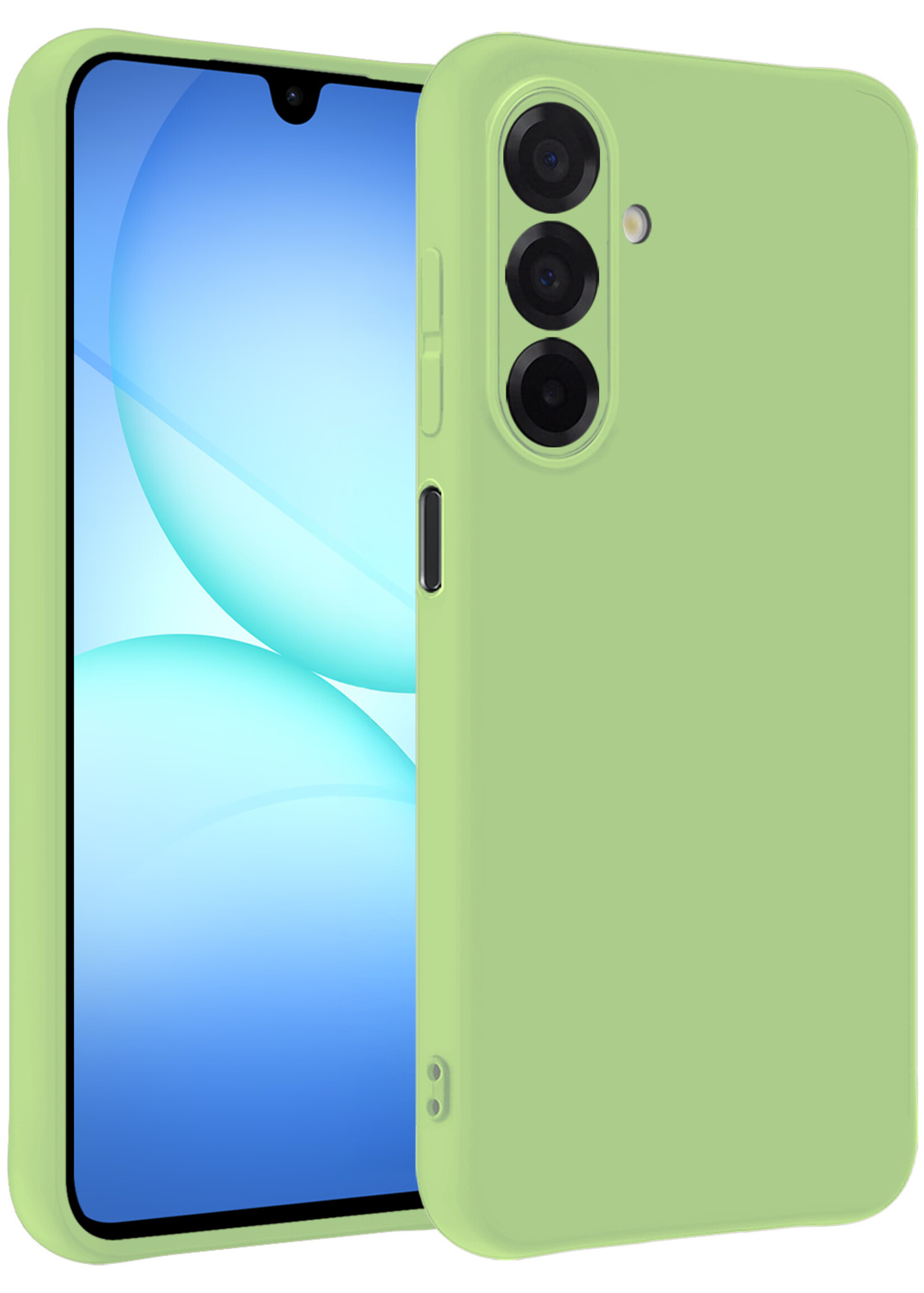 BTH BTH Samsung Galaxy A17 Hoesje Siliconen - Groen