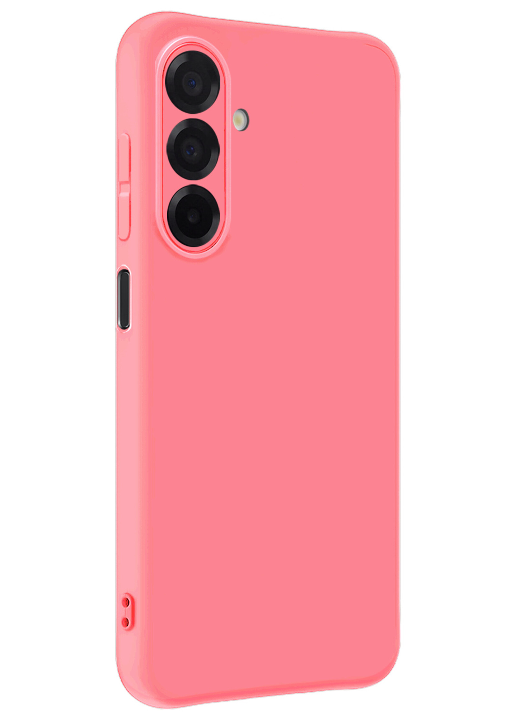 BTH BTH Samsung Galaxy A17 Hoesje Siliconen - Lichtroze