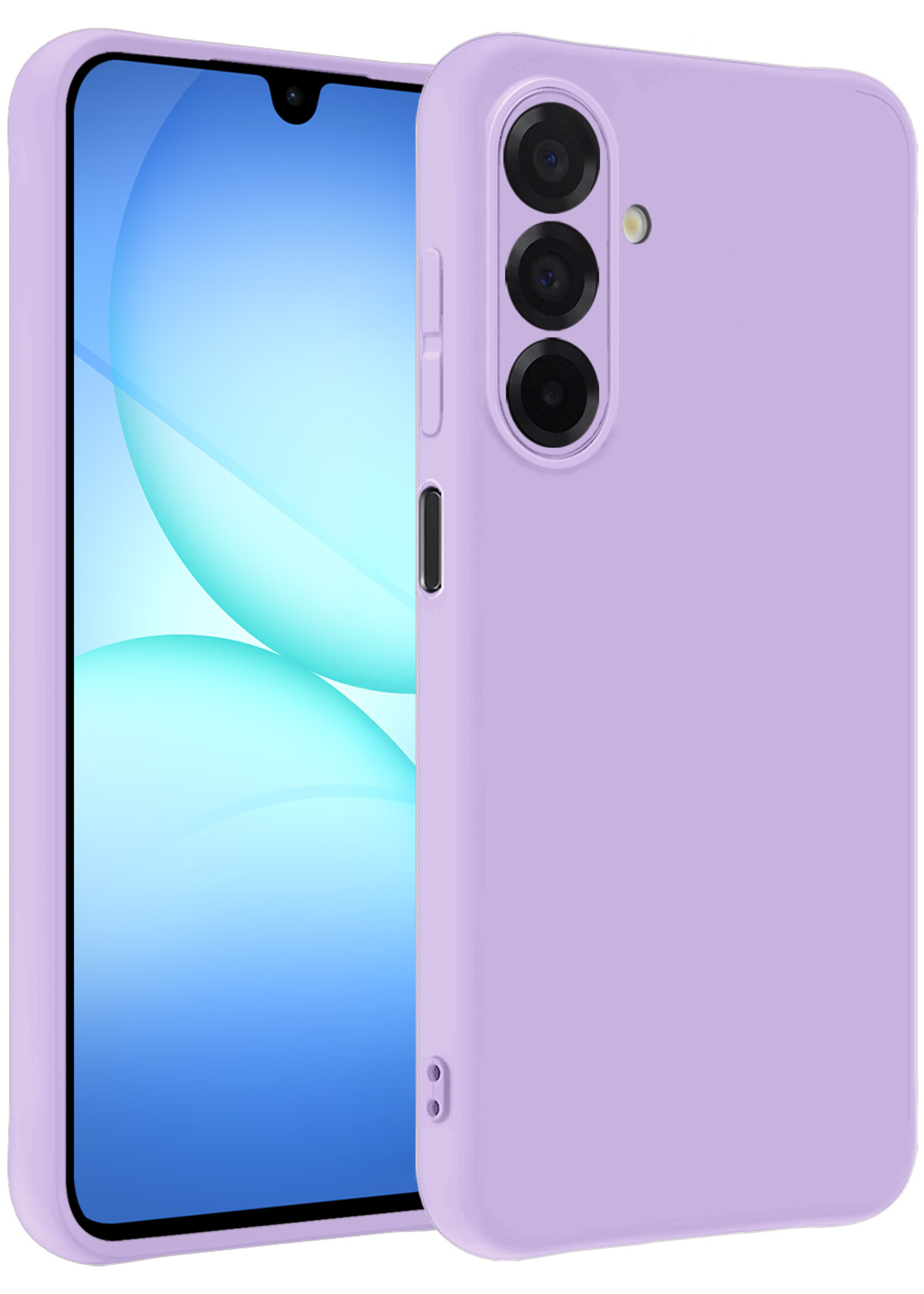 BTH BTH Samsung Galaxy A17 Hoesje Siliconen - Lila