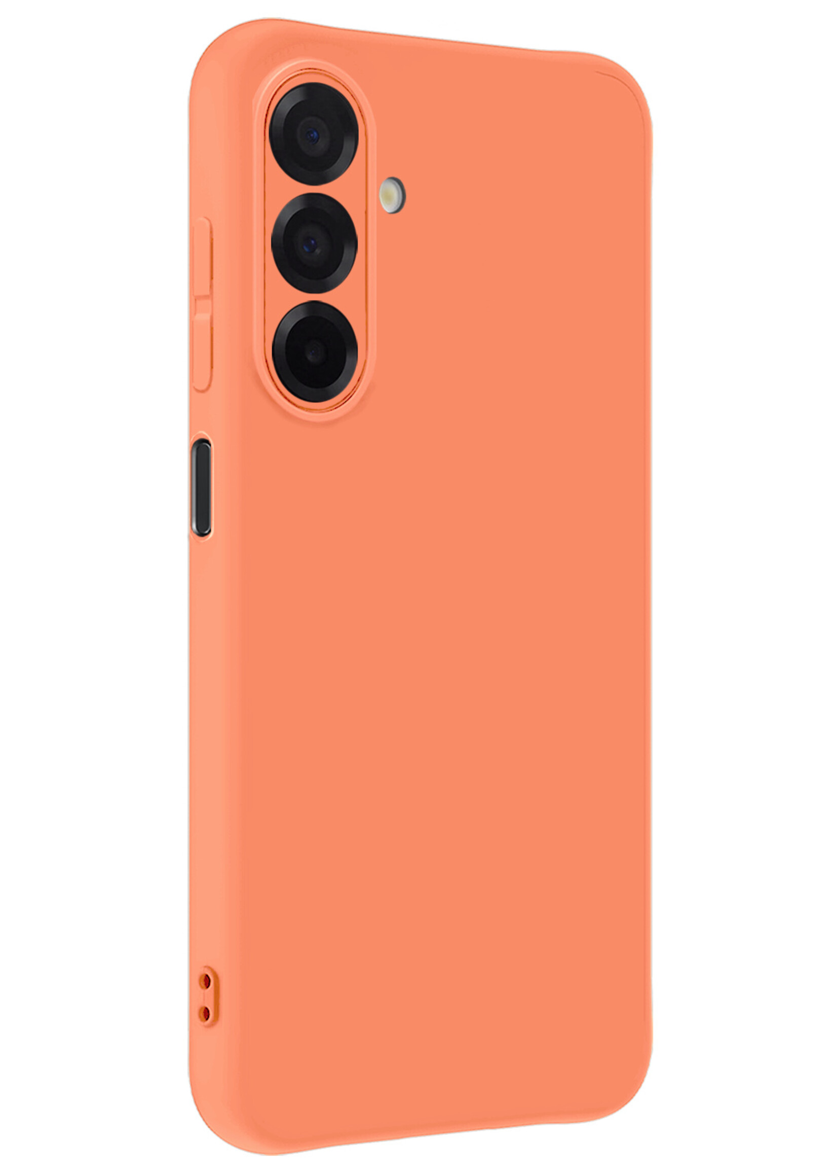 BTH BTH Samsung Galaxy A17 Hoesje Siliconen - Perzik