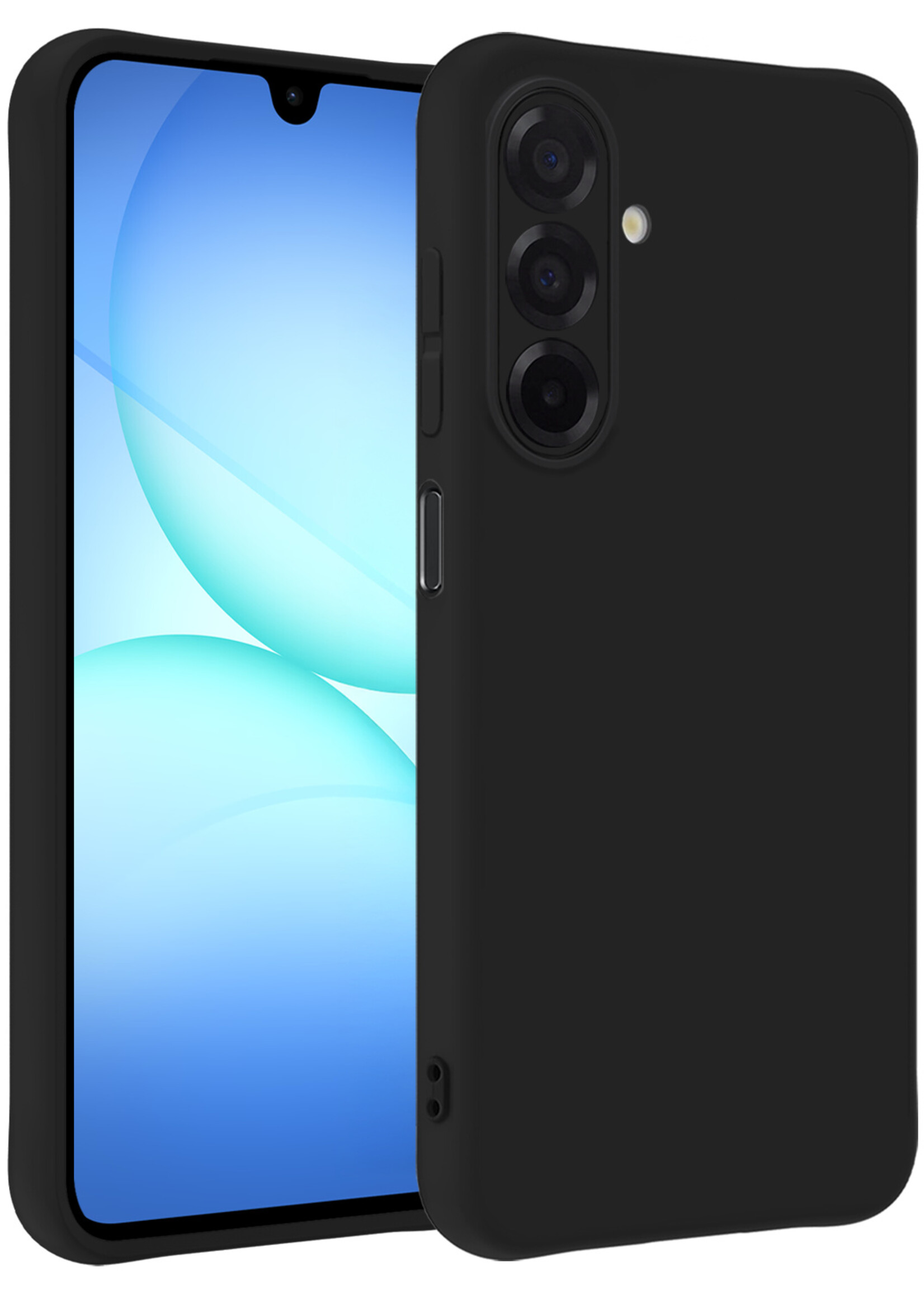 BTH BTH Samsung Galaxy A17 Hoesje Siliconen - Zwart