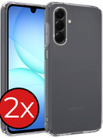 BTH BTH Samsung Galaxy A17 Hoesje Siliconen - Transparant - 2 PACK