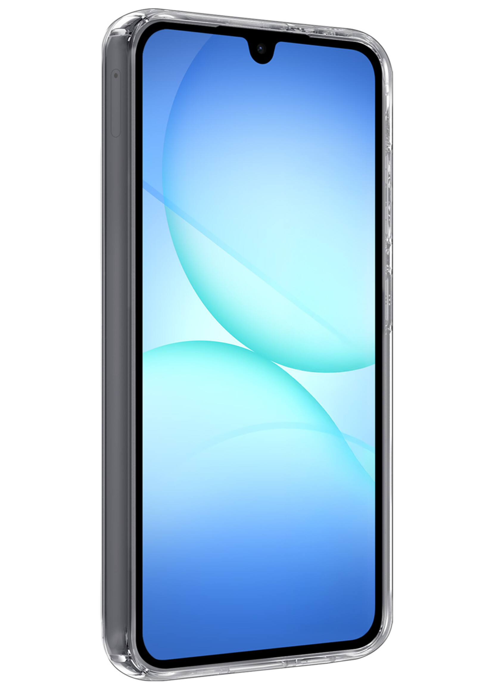 BTH BTH Samsung Galaxy A17 Hoesje Siliconen Met Screenprotector - Transparant