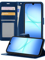 BTH BTH Samsung Galaxy A17 Hoesje Bookcase - Donkerblauw