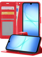 BTH BTH Samsung Galaxy A17 Hoesje Bookcase - Rood