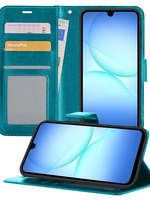 BTH BTH Samsung Galaxy A17 Hoesje Bookcase - Turquoise
