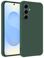 BTH BTH Samsung Galaxy S25 FE Hoesje Siliconen - Donkergroen