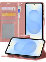 BTH BTH Samsung Galaxy S25 FE Hoesje Bookcase - Rose Goud