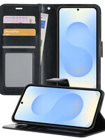 BTH BTH Samsung Galaxy S25 FE Hoesje Bookcase - Zwart
