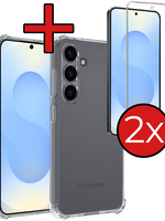 BTH BTH Samsung Galaxy S25 FE Hoesje Shockproof Met 2x Screenprotector