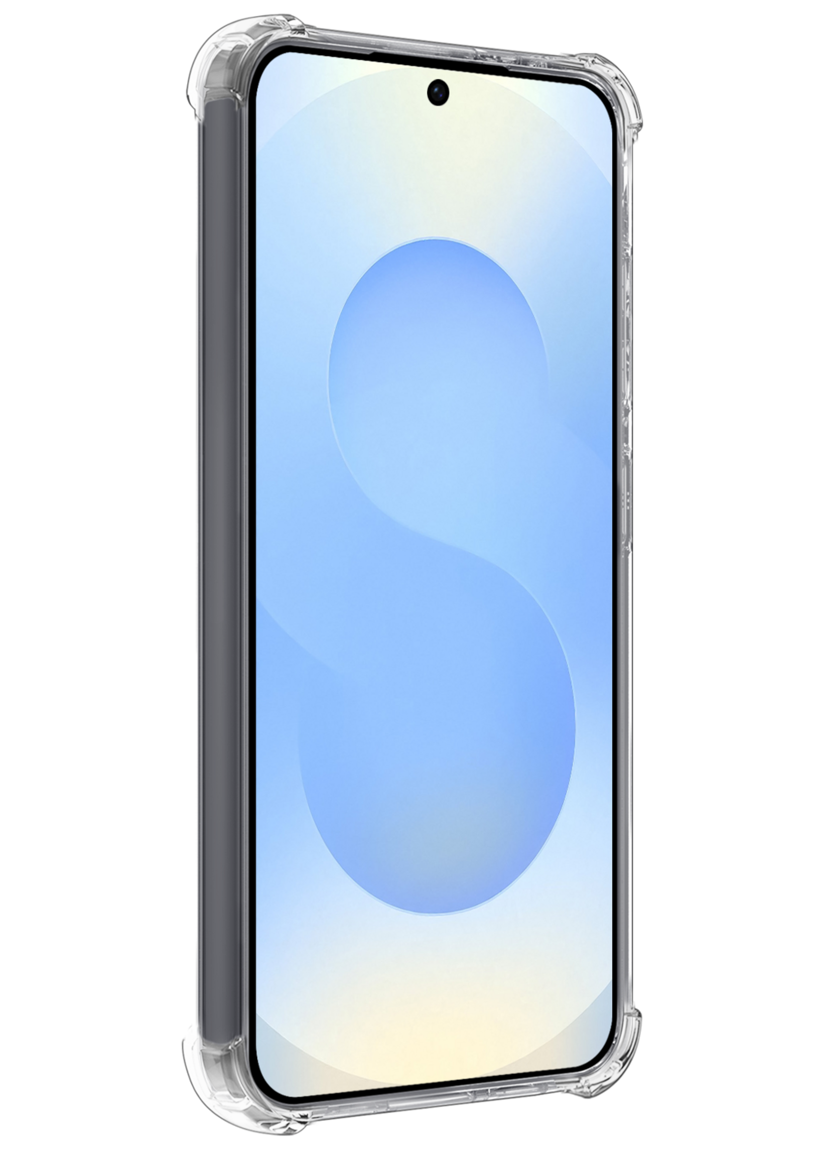 BTH BTH Samsung Galaxy S25 FE Hoesje Pashouder Met 2x Screenprotector