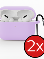 BTH BTH AirPods Pro 3 Hoesje - Lila - 2 PACK