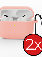 BTH BTH AirPods Pro 3 Hoesje - Lichtroze - 2 PACK