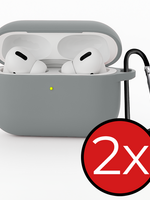 BTH BTH AirPods Pro 3 Hoesje - Grijs - 2 PACK