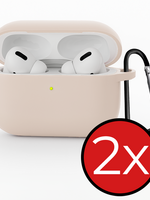 BTH BTH AirPods Pro 3 Hoesje - Zand - 2 PACK