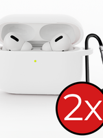 BTH BTH AirPods Pro 3 Hoesje - Wit - 2 PACK